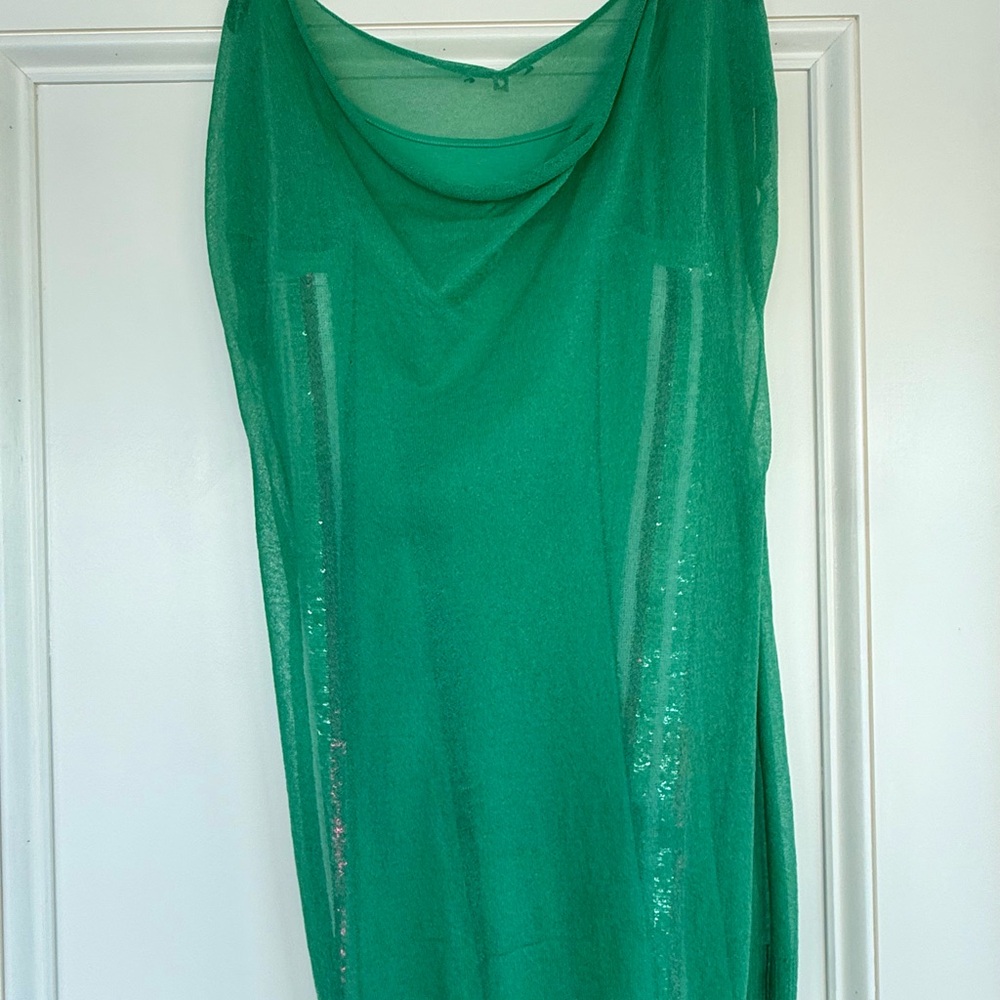 Twin-Set Green Mini Dress